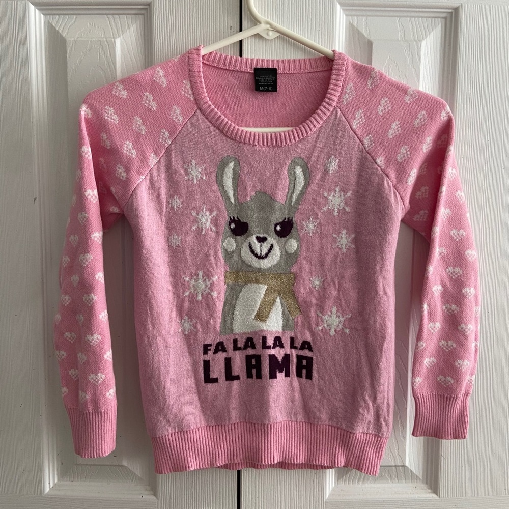 llama sweater - size Medium - brand unknown